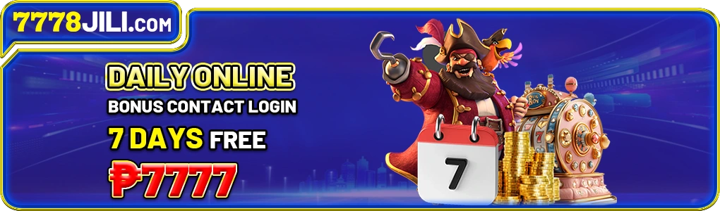 Mobile phone displaying the 7778JILI app interface with download options